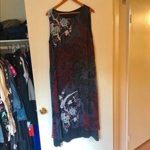 Lovely Silk Citron Shift Dress Midi